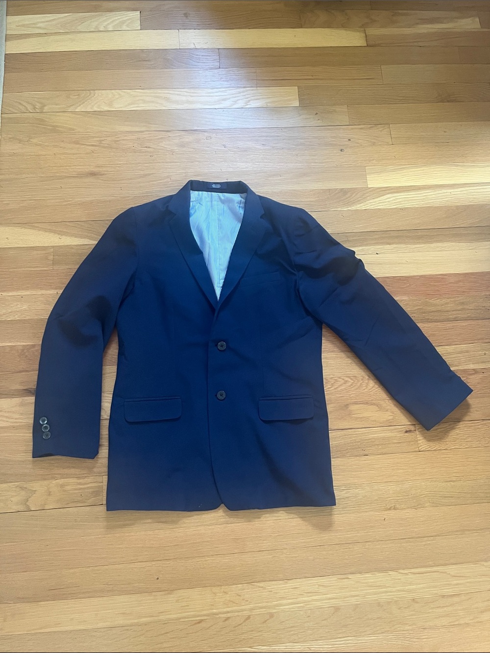 Izod Boys Navy Blue Two-Button Blazer